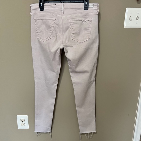 Adriano Goldschmied AG The Legging Ankle pink jean size 31 - Picture 3 of 5